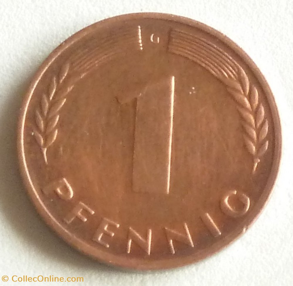 1 Pfennig - 1950 G monnaies monde allemagne 1 pfennig 1950 g