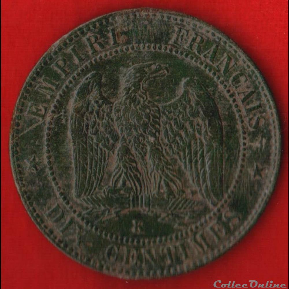10 Centimes - 1855 - Bordeaux monnaies monde france 10 centimes 1855 bordeaux