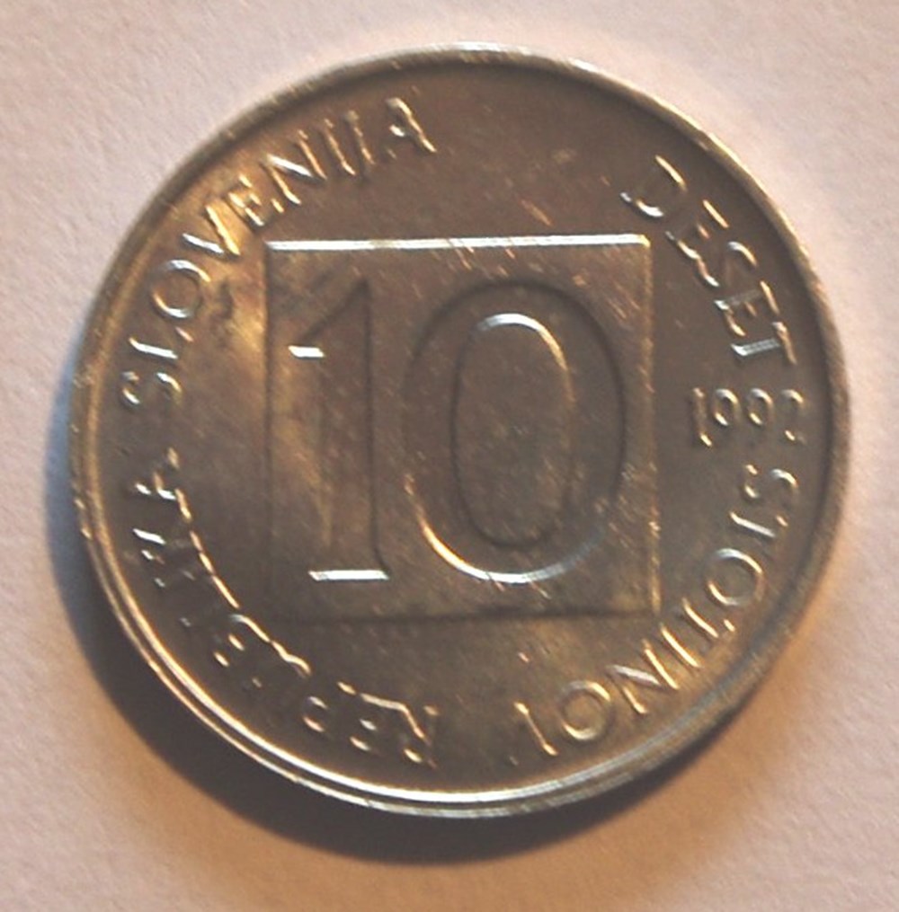 10 Stotinov - 1992 monnaies monde slovenie 10 stotinov 1992