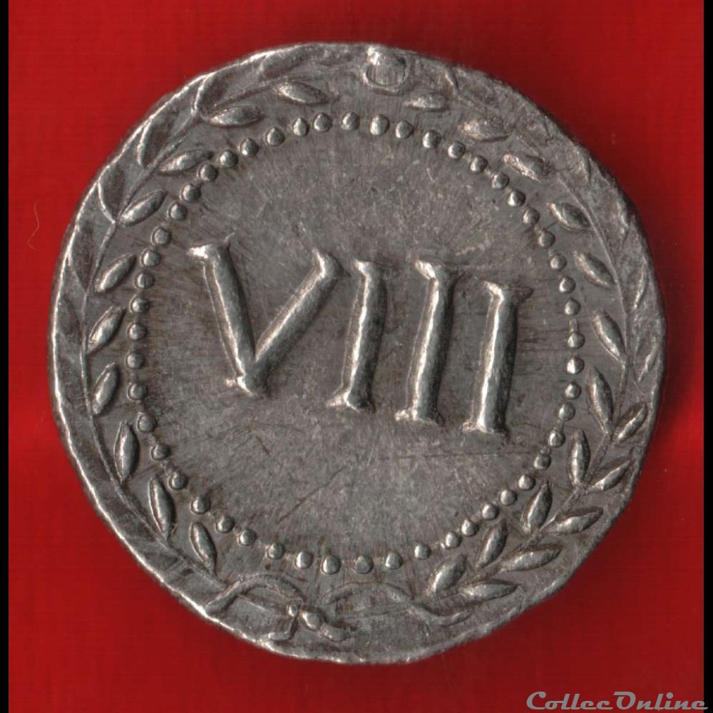 monnaie mereaux france jeton numero 8
