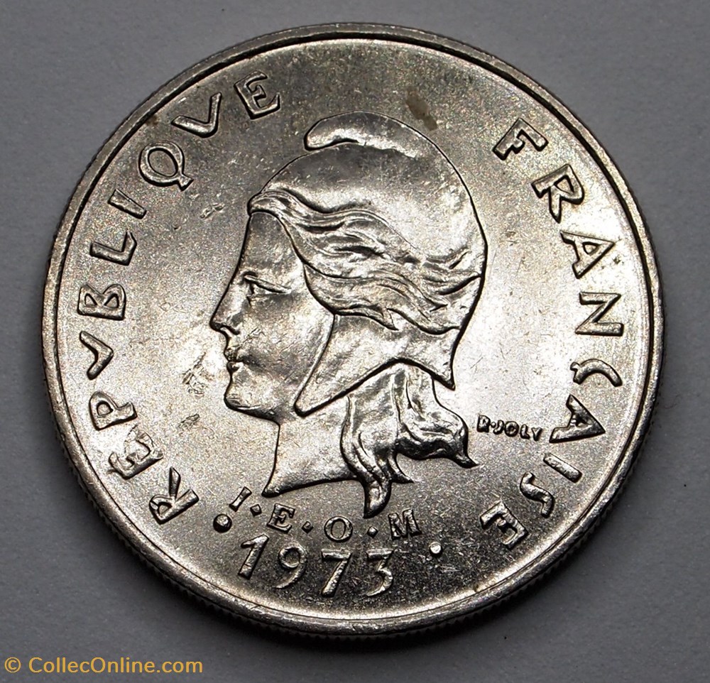 20 Francs - 1973 monnaie monde polynesie francaise 20 francs 1973