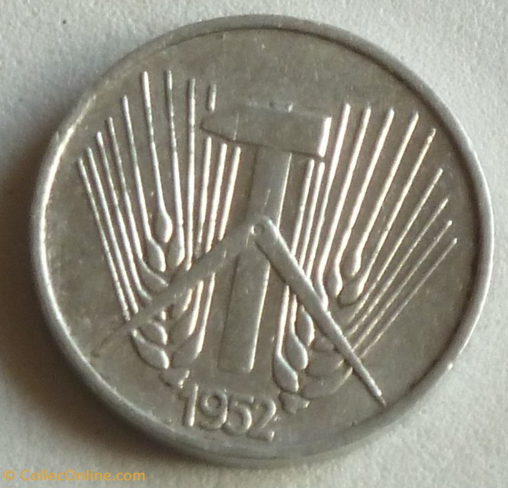 1 Pfennig - 1952 A monnaies monde allemagne 1 pfennig 1952 a