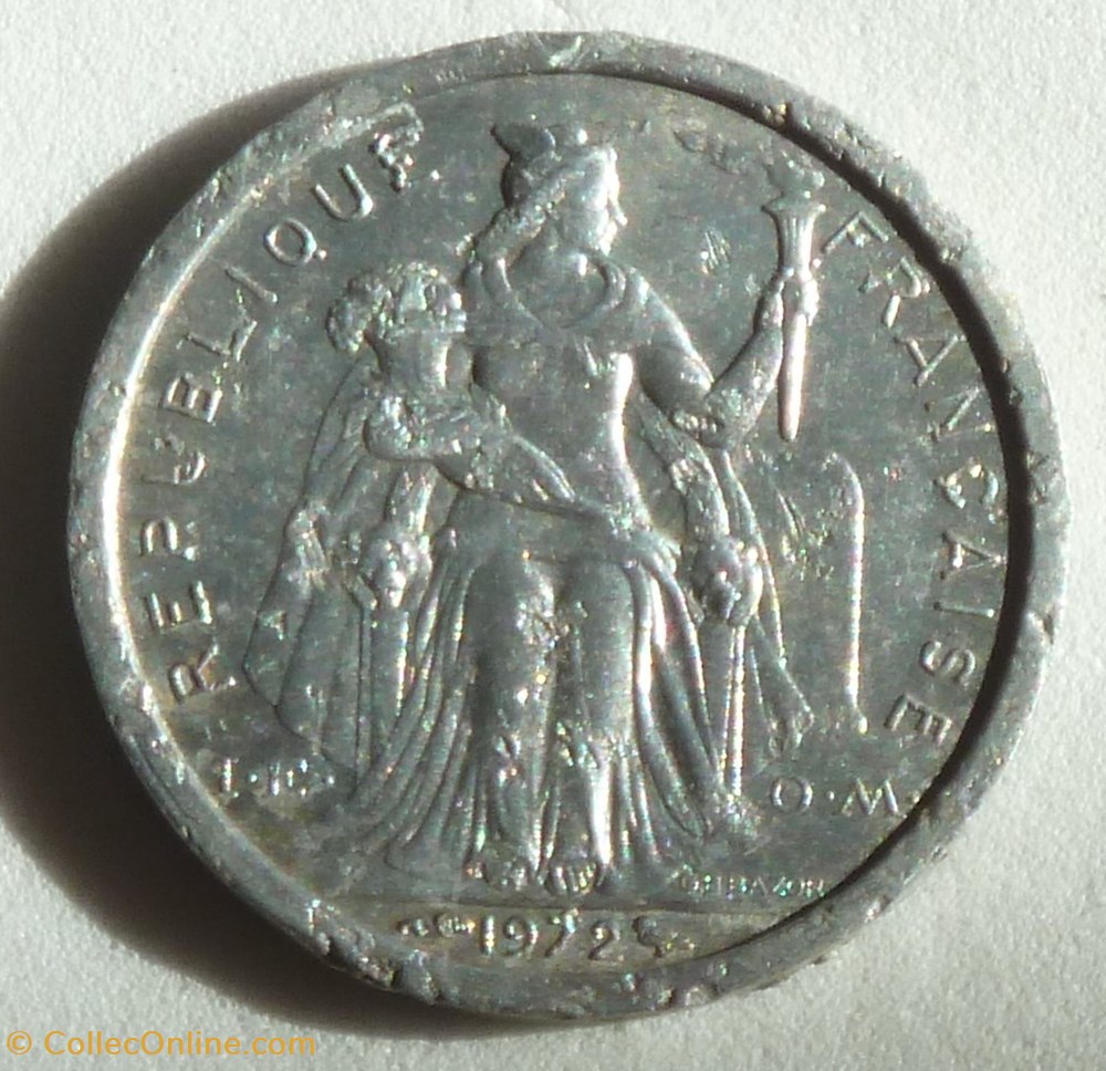 1 Franc - 1972 monnaies monde nouvelle caledonie 1 franc 1972