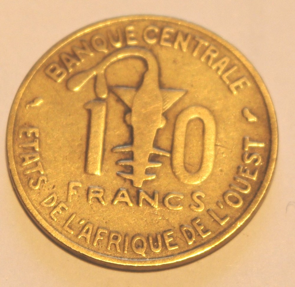 10 Francs - 1970 monnaies monde banque centrale etats de l afrique ouest 10 francs 1970