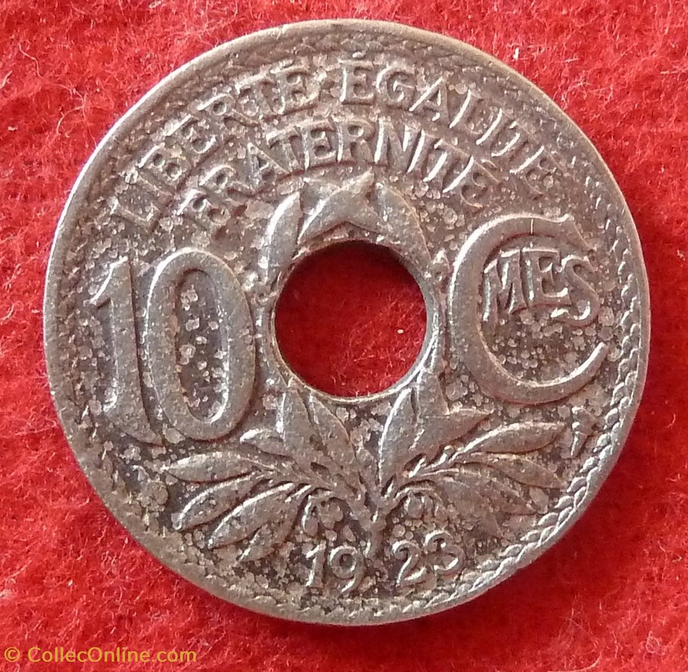 Lindauer - 10 Centimes - 1923 monnaies monde france lindauer 10 centimes 1923