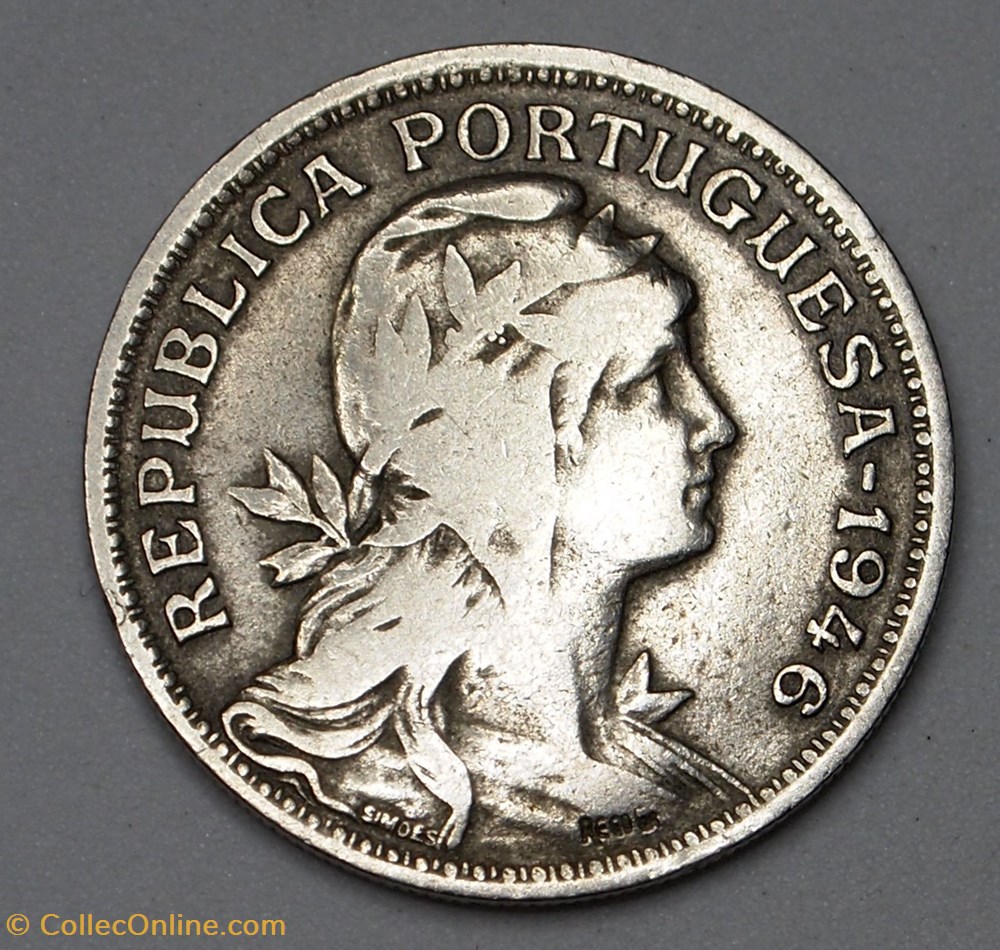50 Centavos - 1946 monnaies monde portugal 50 centavos 1946