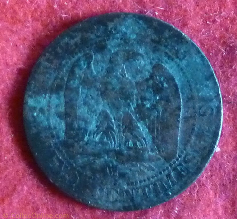 Napoléon III - 5 Centimes - 1854 - Marseille monnaies monde france napoleon iii 5 centimes 1854 marseille