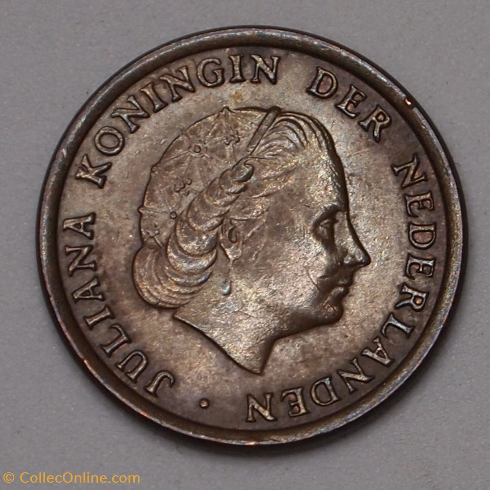 1 Cent - 1969 monnaies monde pays bas 1 cent 1969