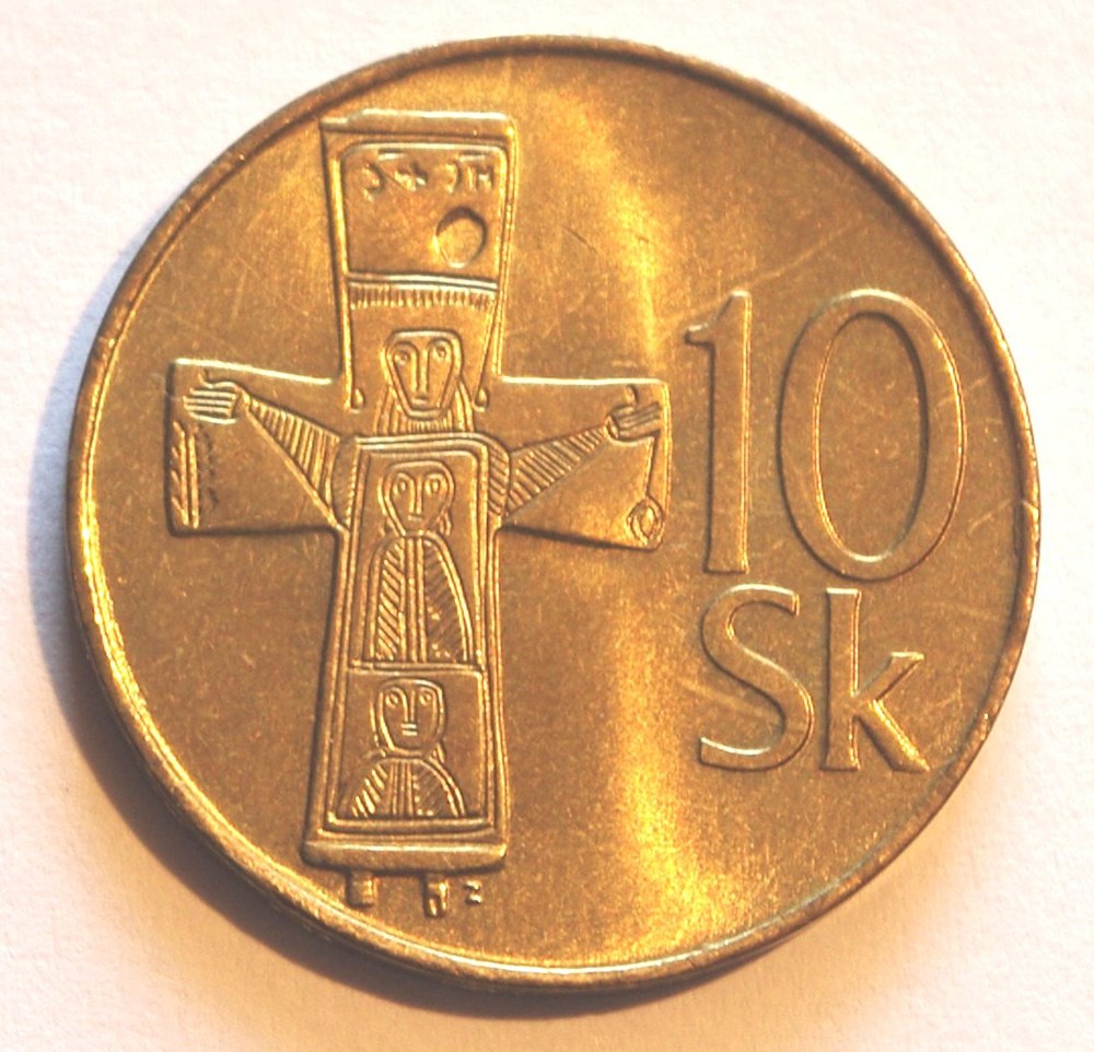10 Koruna - 1995 monnaies monde slovaquie 10 koruna 1995