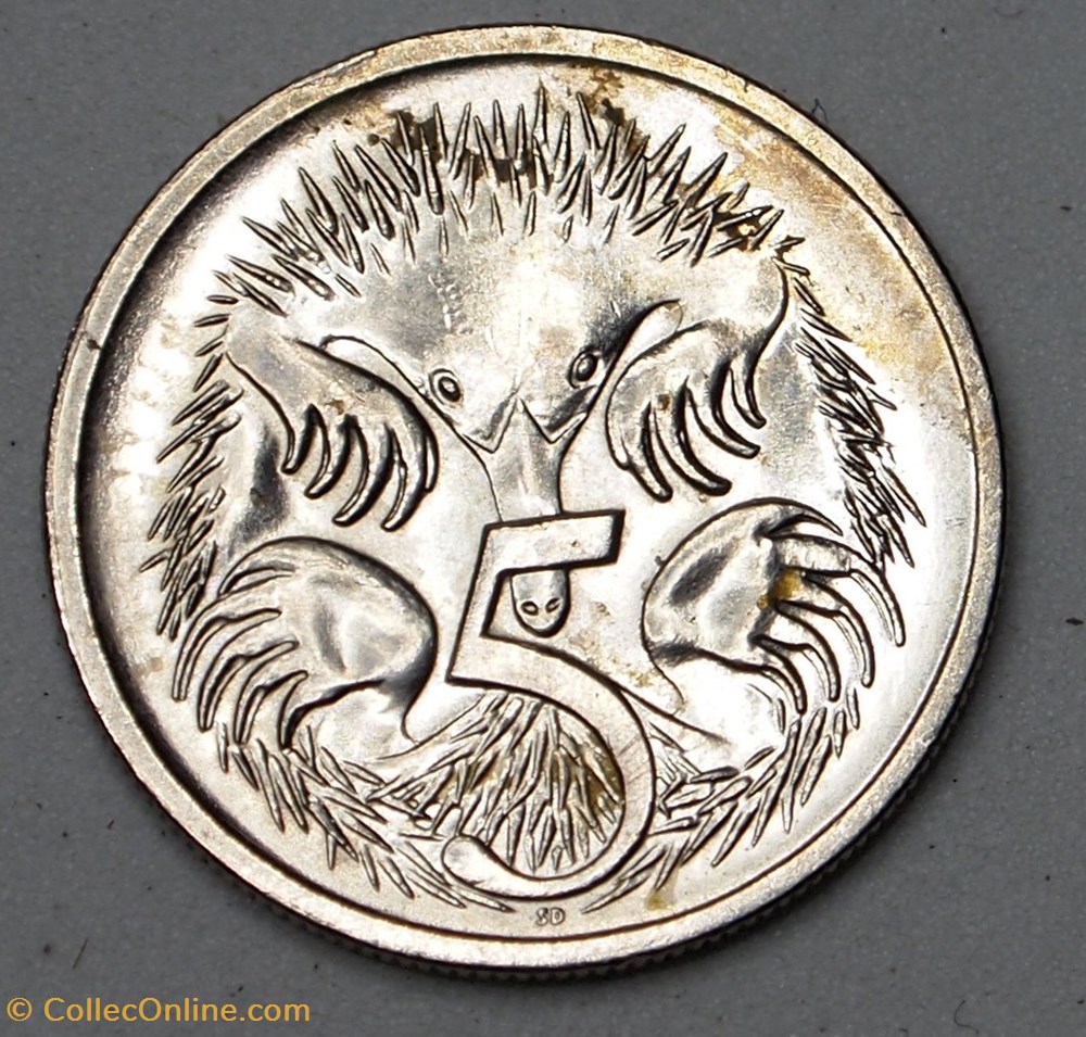 monnaies monde australie 5 cents 1996