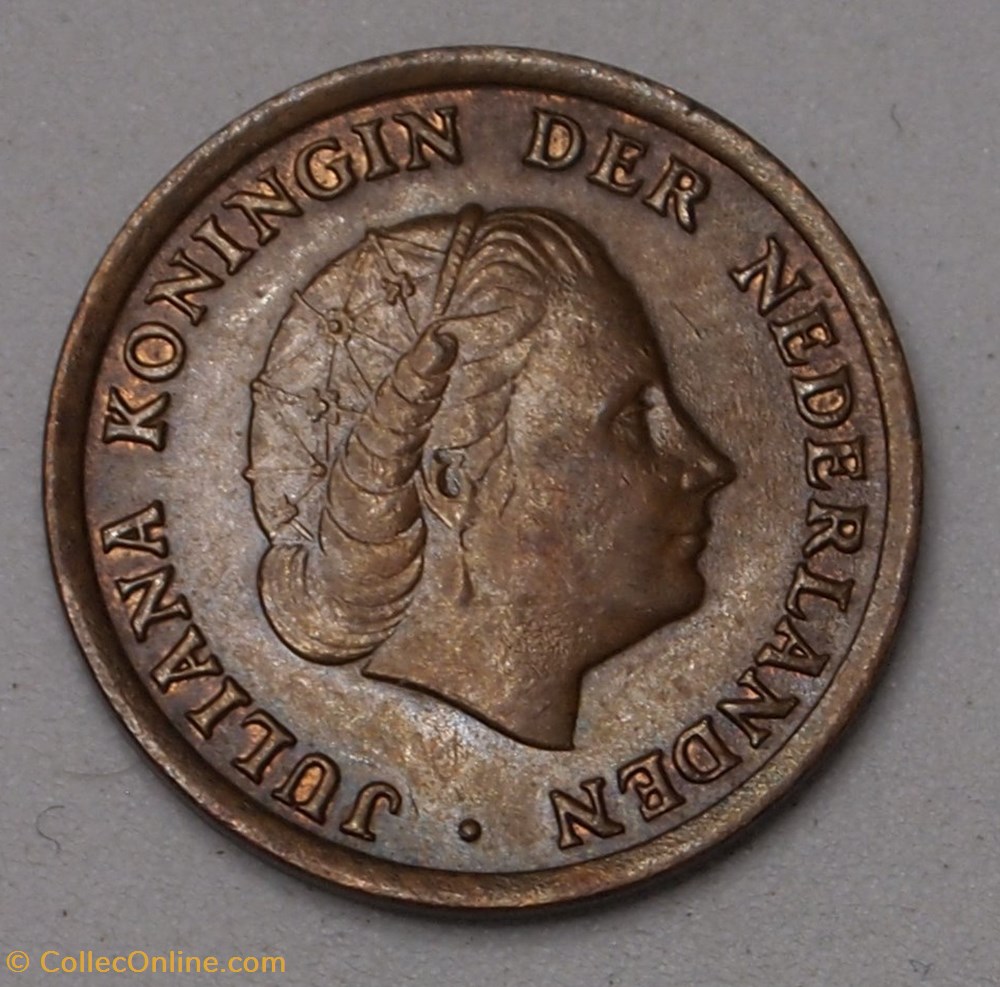 1 Cent - 1965 monnaies monde pays bas 1 cent 1965