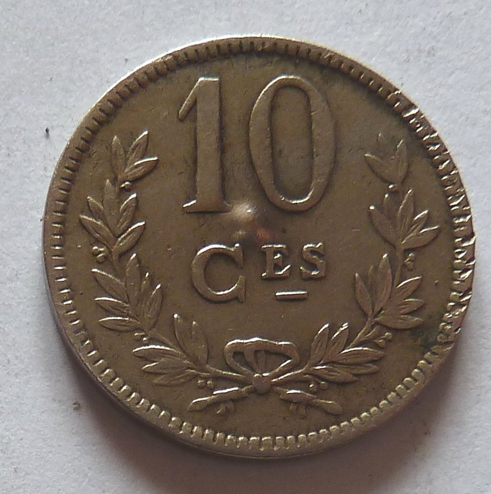 10 Centimes - 1924 monnaies monde luxembourg 10 centimes 1924