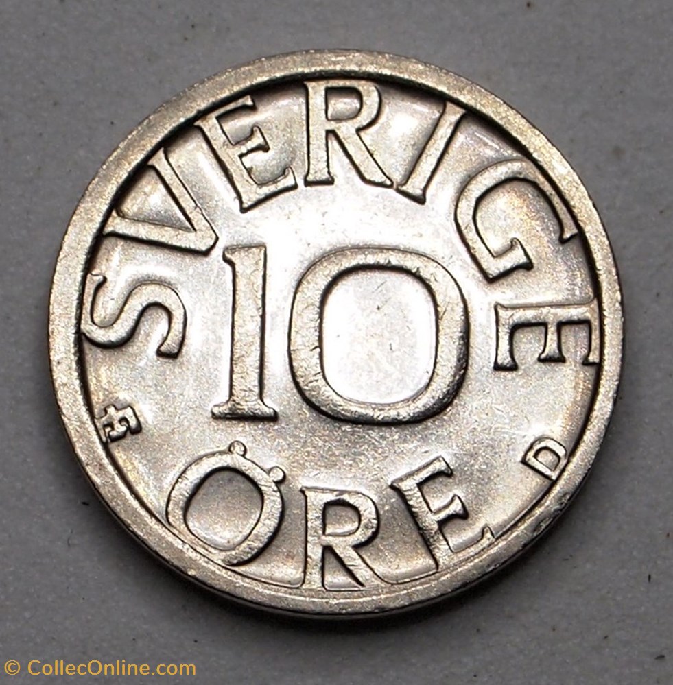 10 ore - 1987 D monnaie monde suede 10 ore 1987 d