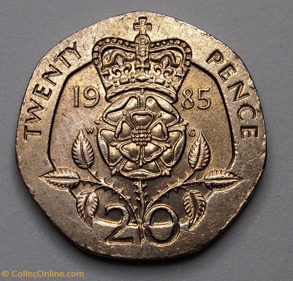 20 Pence - 1985 monnaies monde royaume uni 20 pence 1985