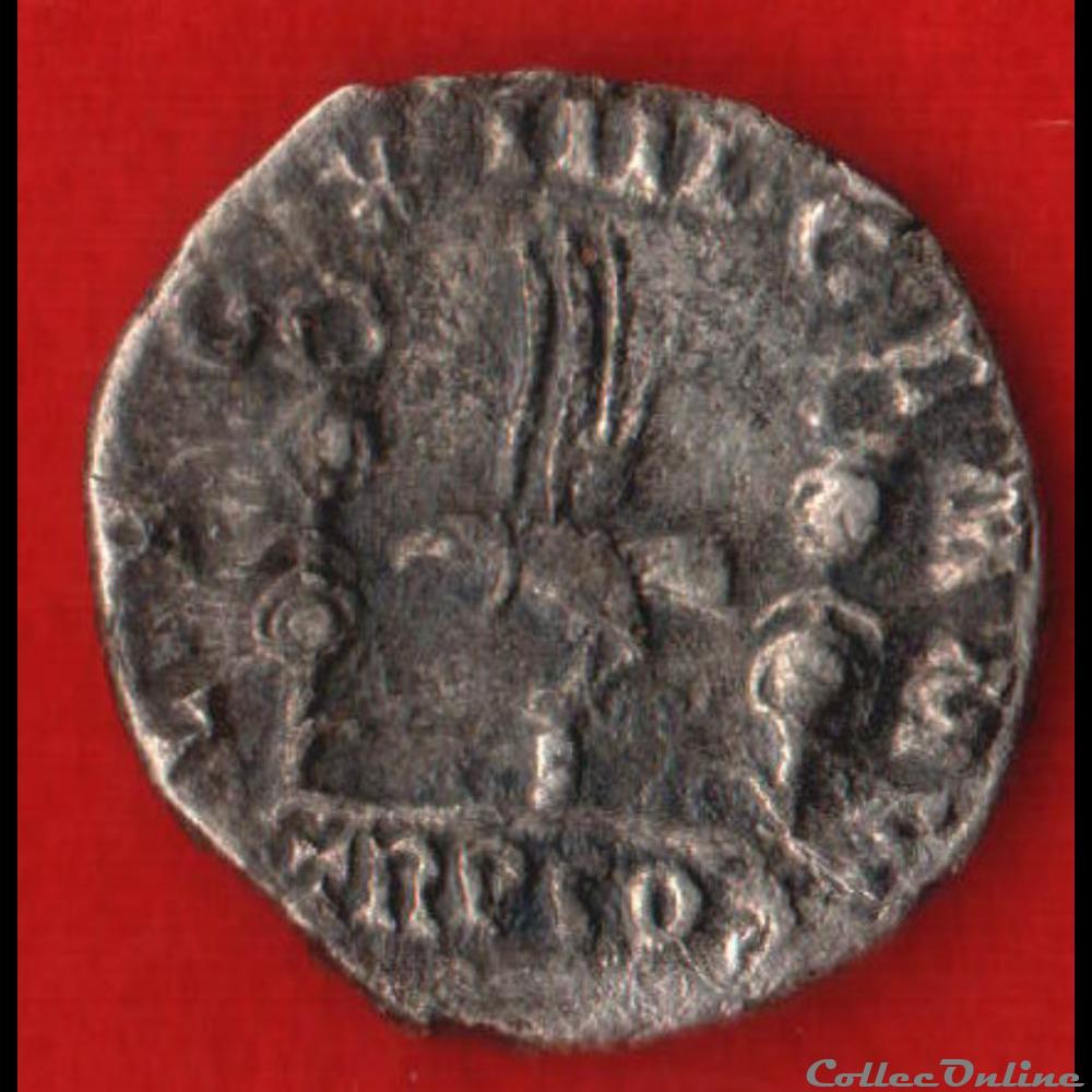 monnaie antique romaine denier de la xiiiieme legion sous septime severe