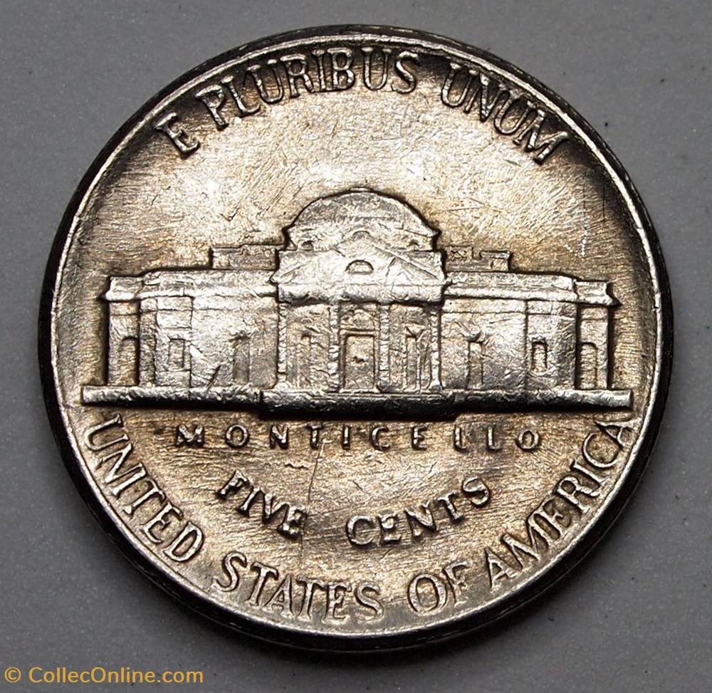 5 cents - 1986 P monnaie monde etat uni 5 cents 1986 p