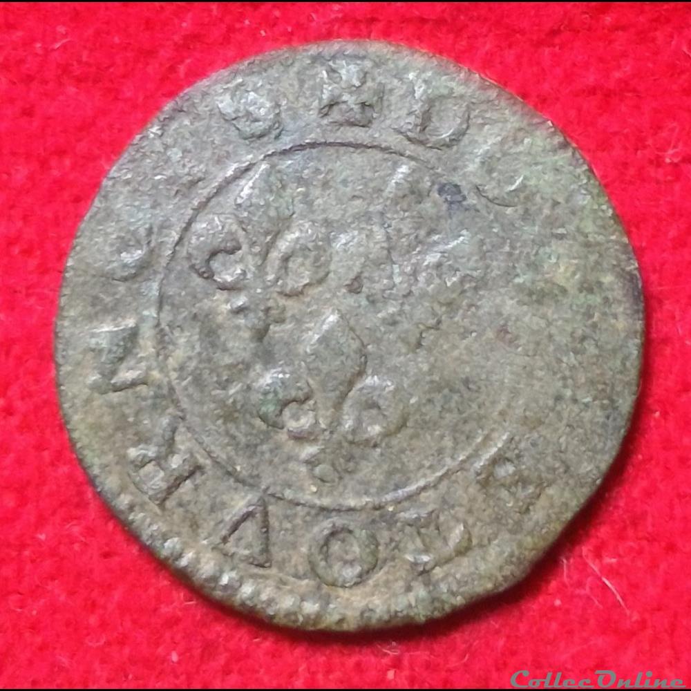 monnaies europe medievale france feodales principaute de chateau regnault 16 double tournois