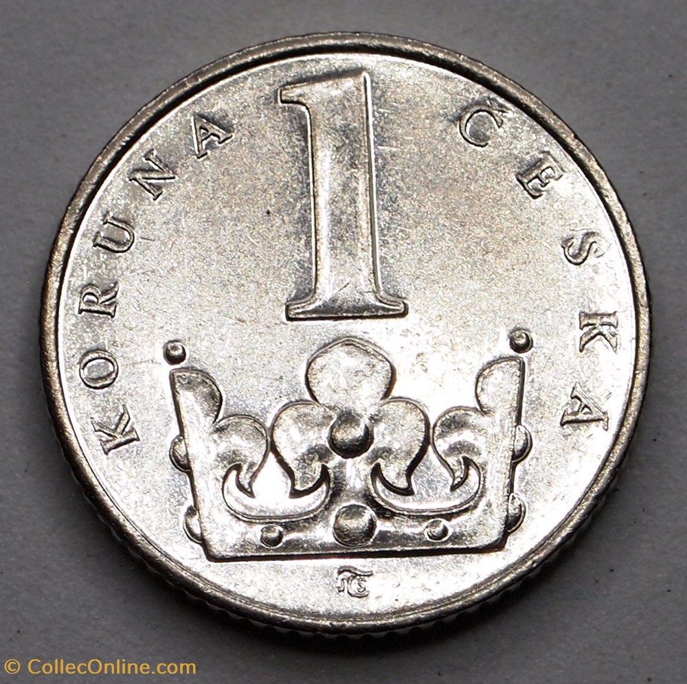1 Koruna - 1994 monnaies monde republique tcheque 1 koruna 1994