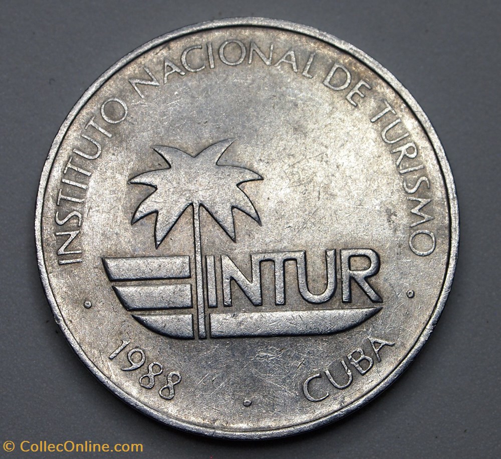25 Centavos - 1988 monnaie monde cuba 25 centavos 1988