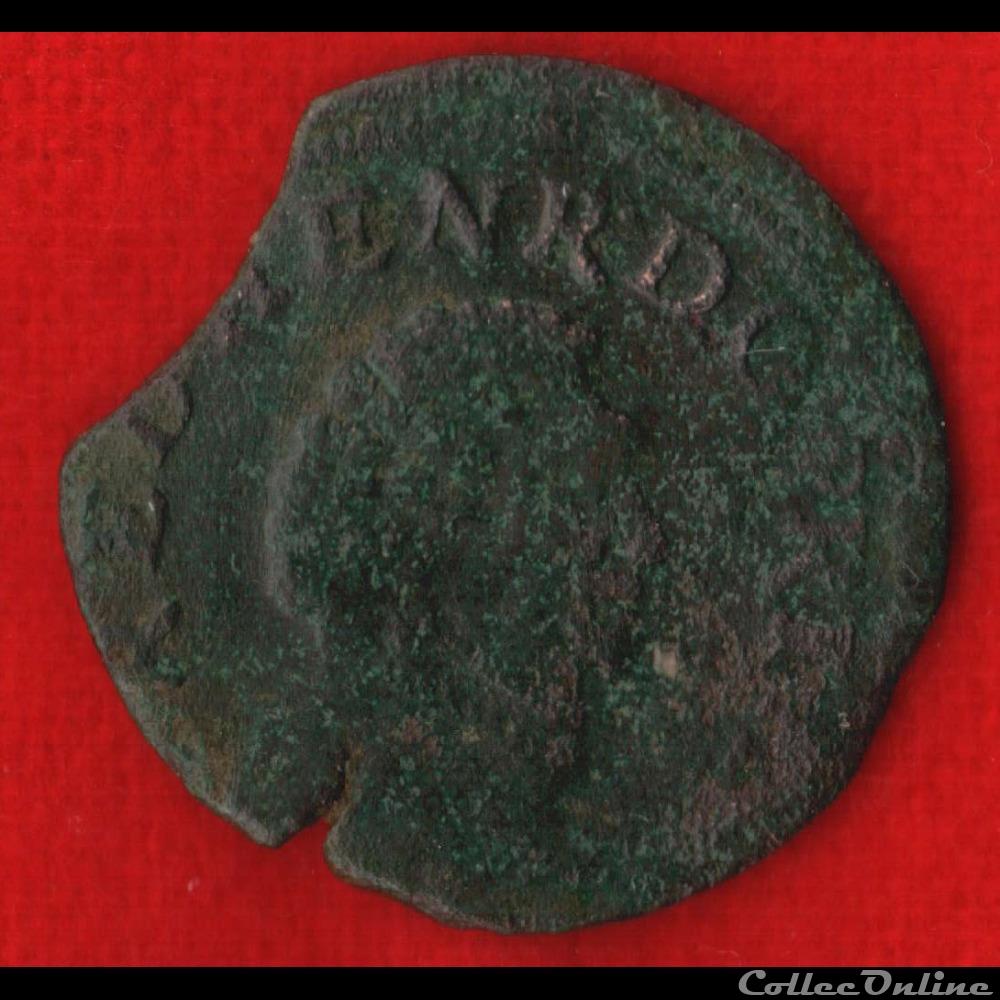 monnaies europe medievale france feodales principaute orange 16 double tournois