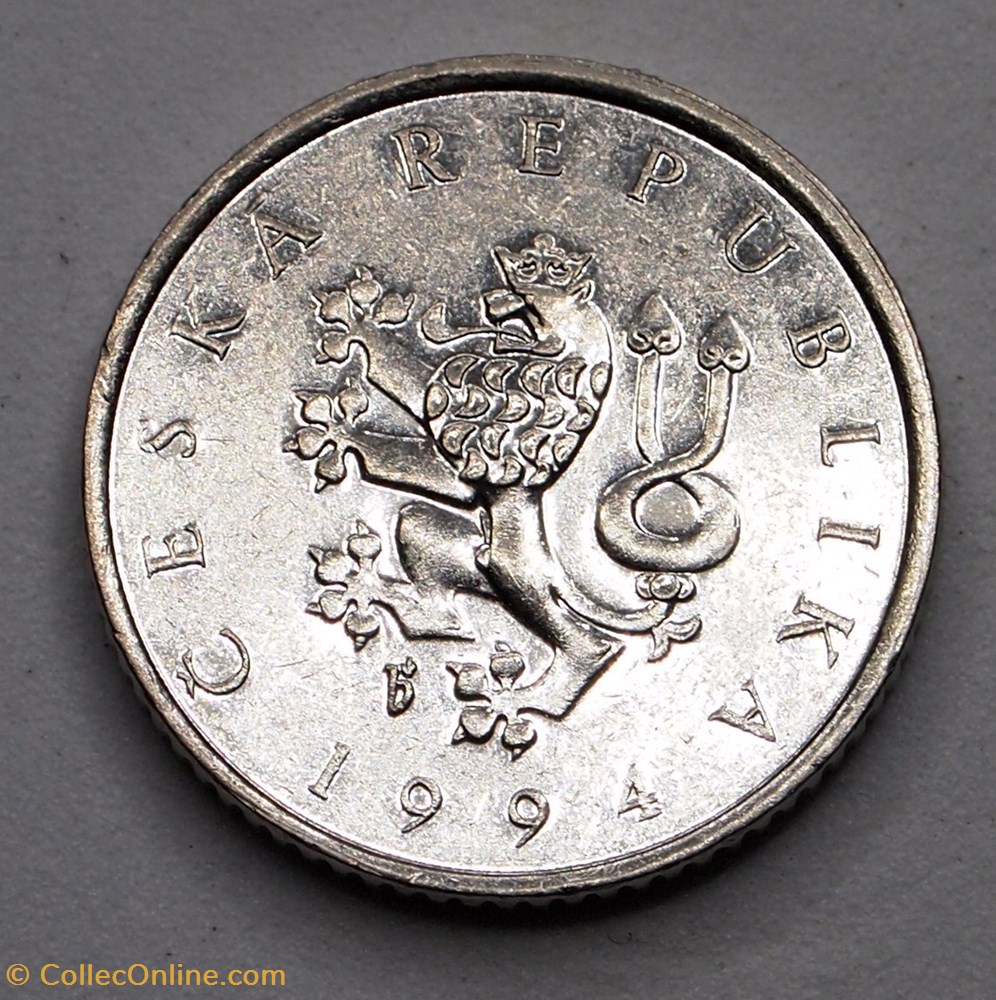1 Koruna - 1994 monnaies monde republique tcheque 1 koruna 1994