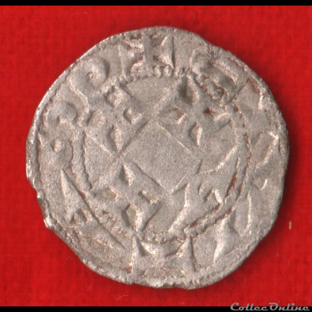 monnaies europe medievale france feodales eveche de cahors xiiieme denier