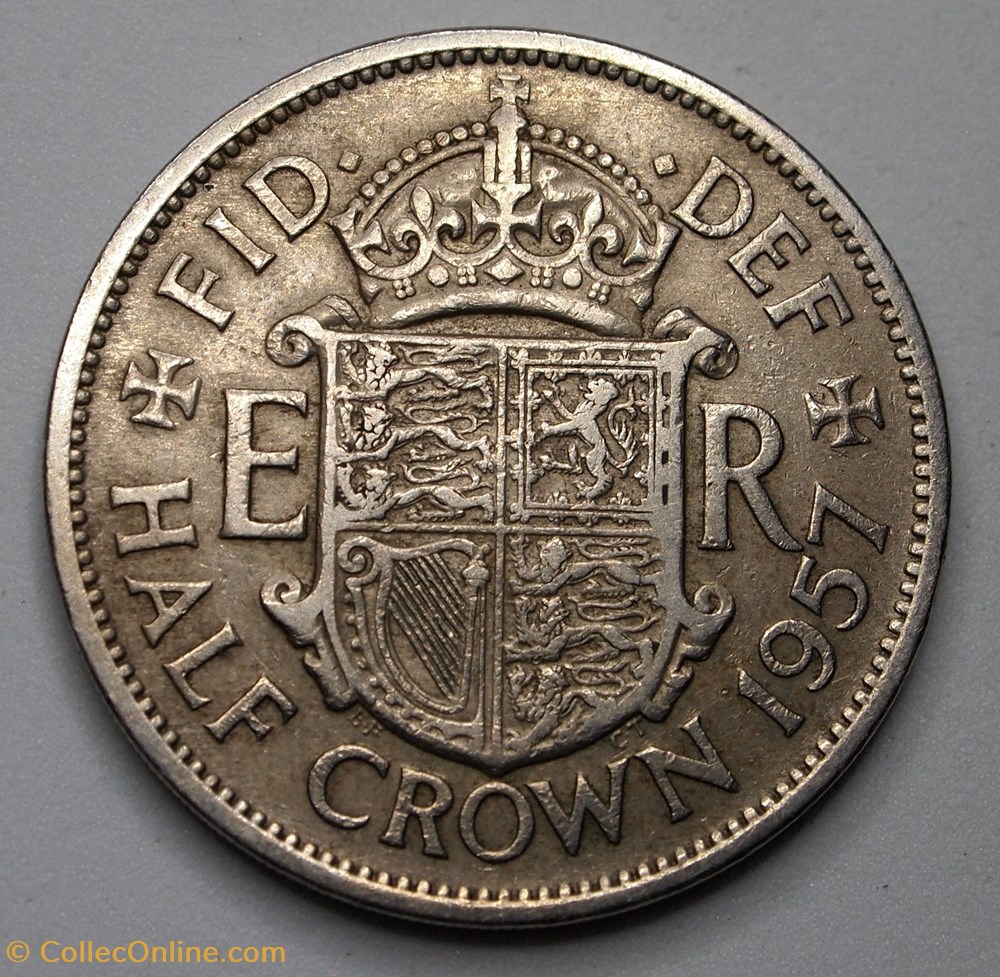 1/2 Couronne - 1957 monnaies monde royaume uni 1 2 couronne 1957