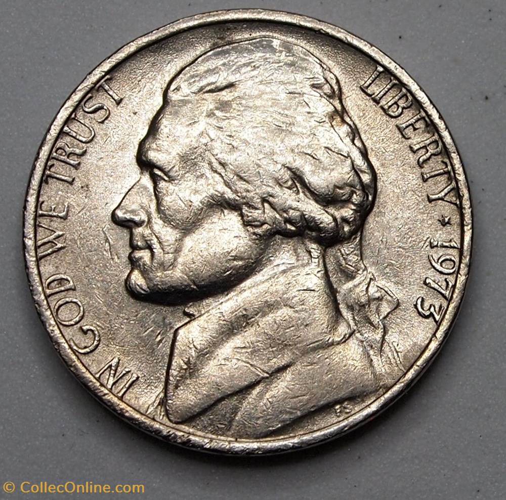5 cents - 1973 monnaie monde etat uni 5 cents 1973
