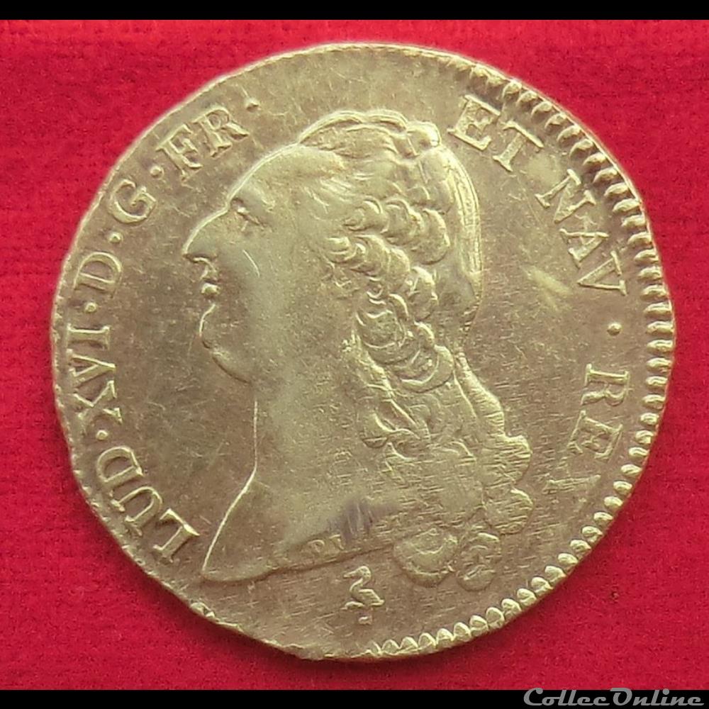 Double Louis d'or - 1786 - Paris monnaies europe medievale france royales double louis or 1786 paris