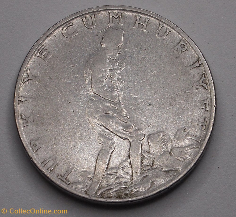 2 1/2 Lira - 1961 monnaie monde turquie 2 1 2 lira 1961