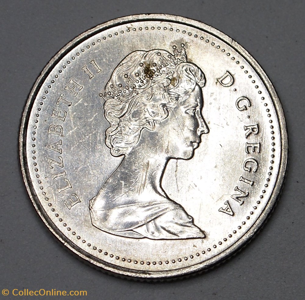 monnaies monde canada 25 cents 1989