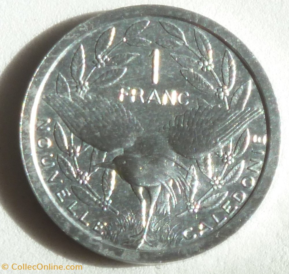 monnaies monde nouvelle caledonie 1 franc 1988