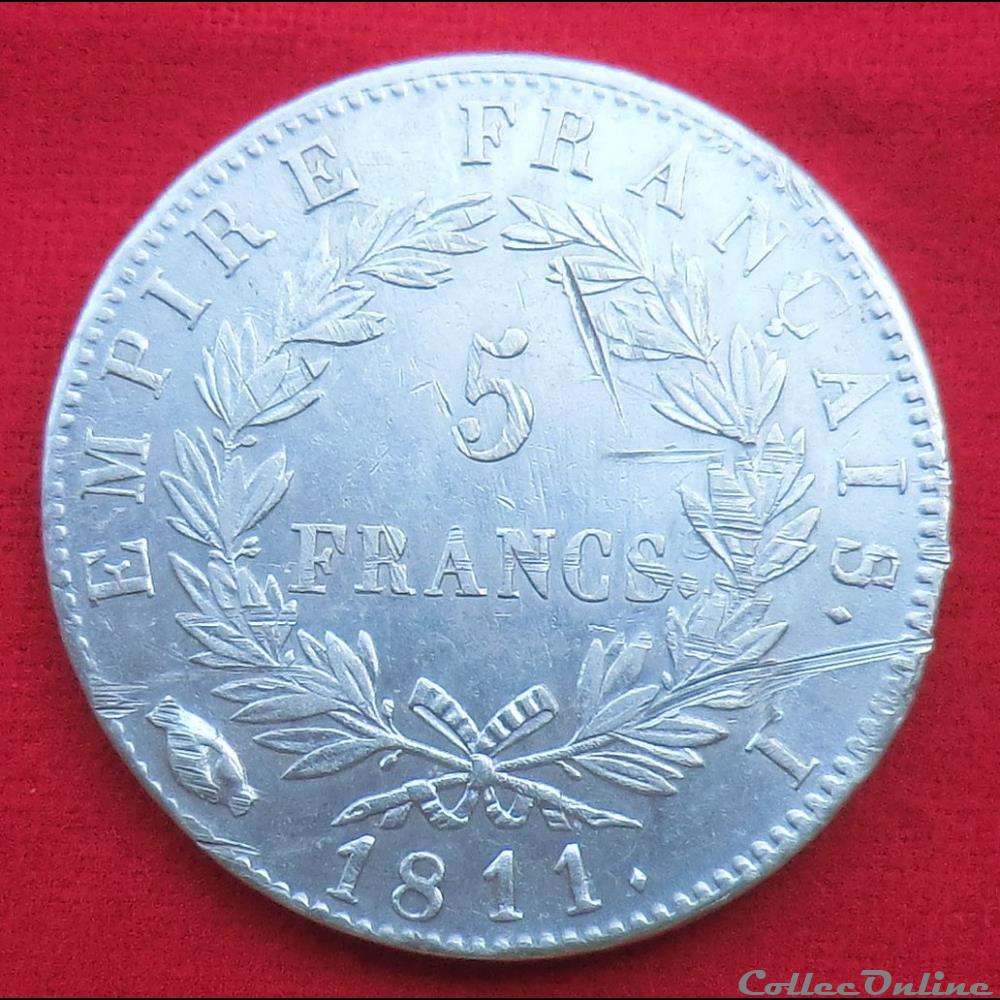 5 Francs - 1811 - Limoges monnaies monde france 5 francs 1811 limoges