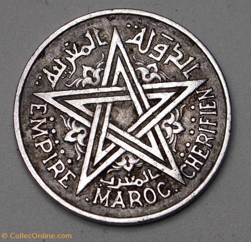 2 Francs - 1951 monnaies monde maroc 2 francs 1951