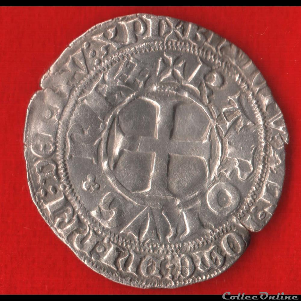 monnaies europe medievale a france royales gros tournois 1369