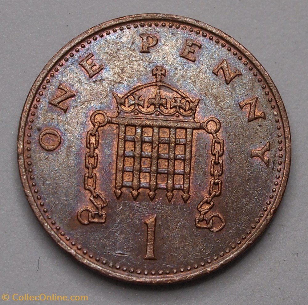 monnaies monde royaume uni 1 penny 1983