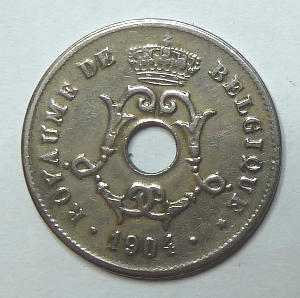 monnaies monde belgique 10 centimes 1904