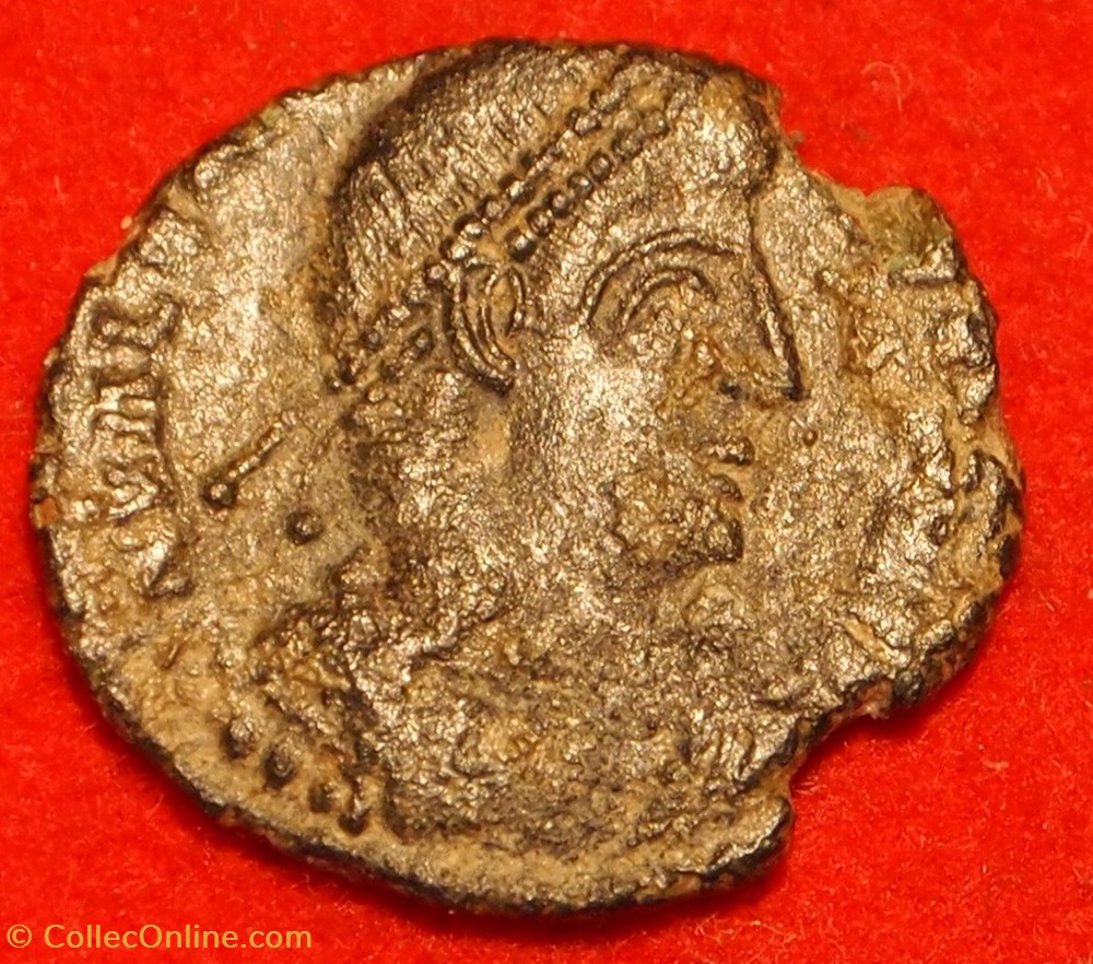 monnaies antiques romaines imperiales et republicaines valens nummus la gloire