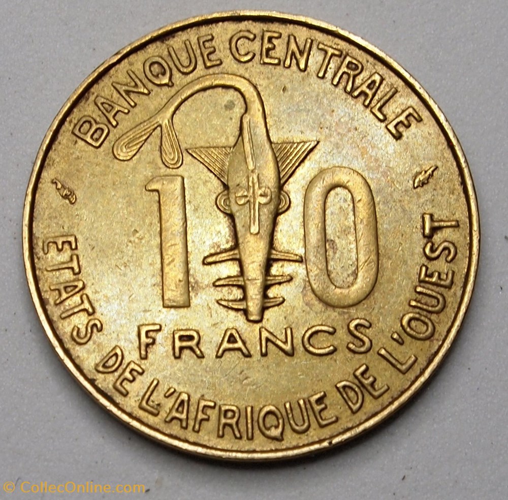 10 Francs - 1978 monnaies monde banque centrale etats de l afrique ouest 10 francs 1978