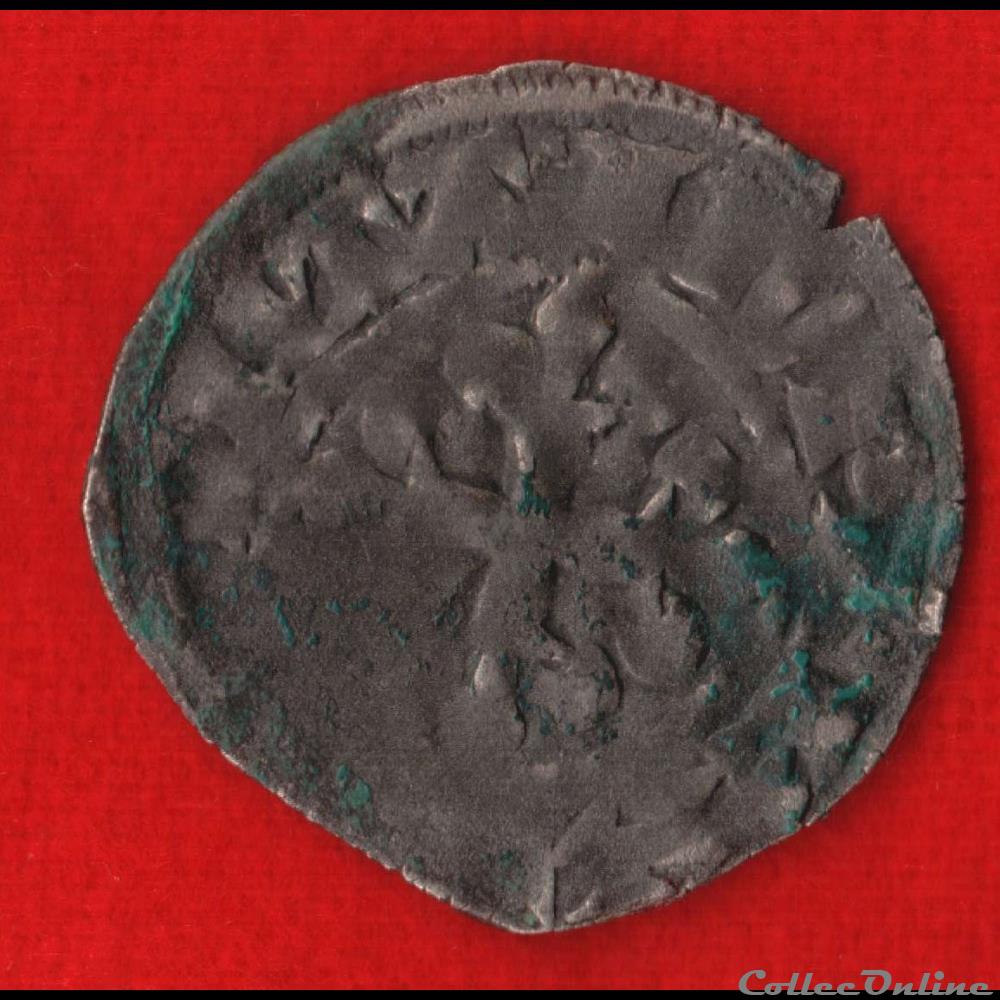 monnaies europe medievale france royales double parisis 1328 1350