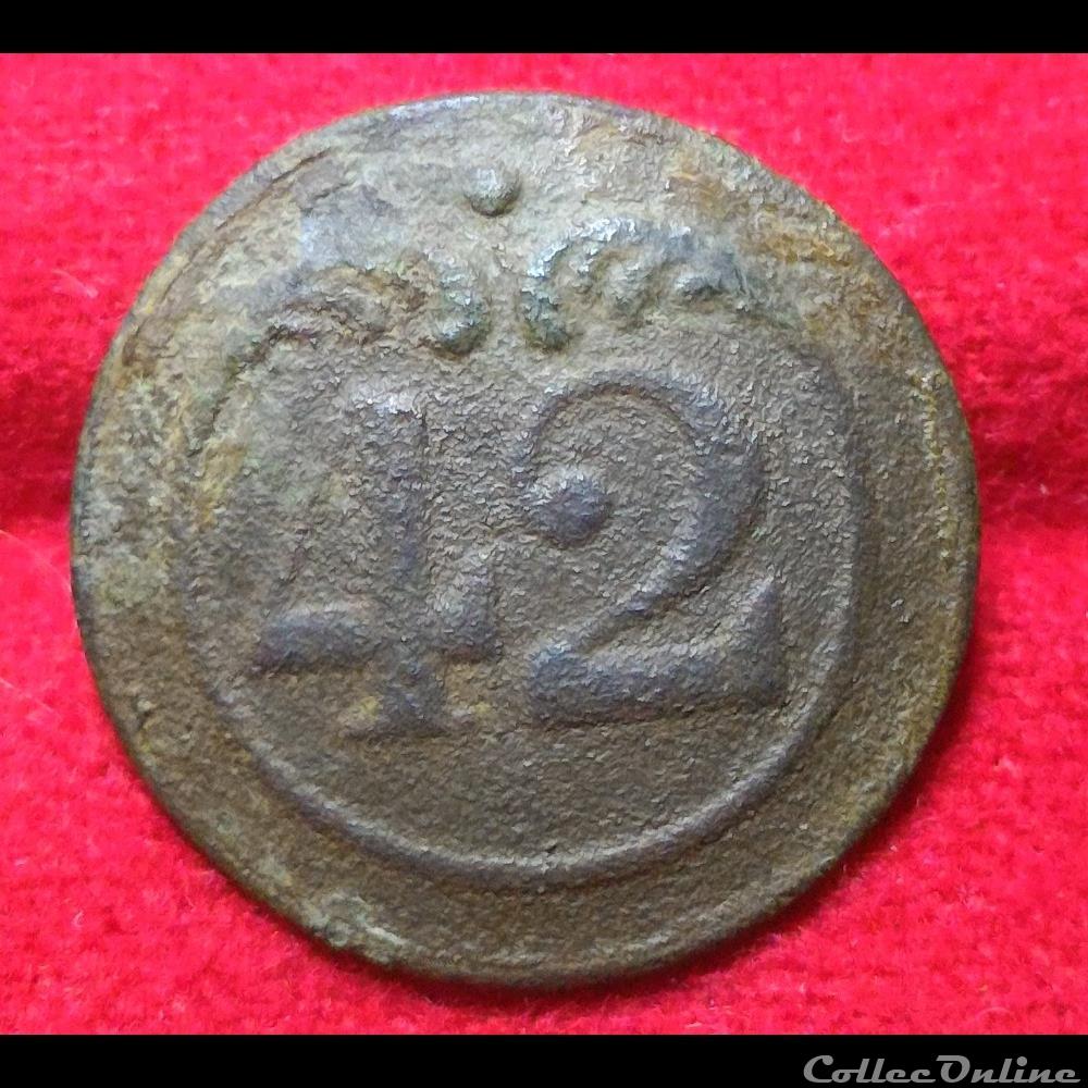 42 ème Infanterie de Ligne - 1820/1844 vetements et accessoires boutons militaires 42 eme infanterie de ligne 1820 1844