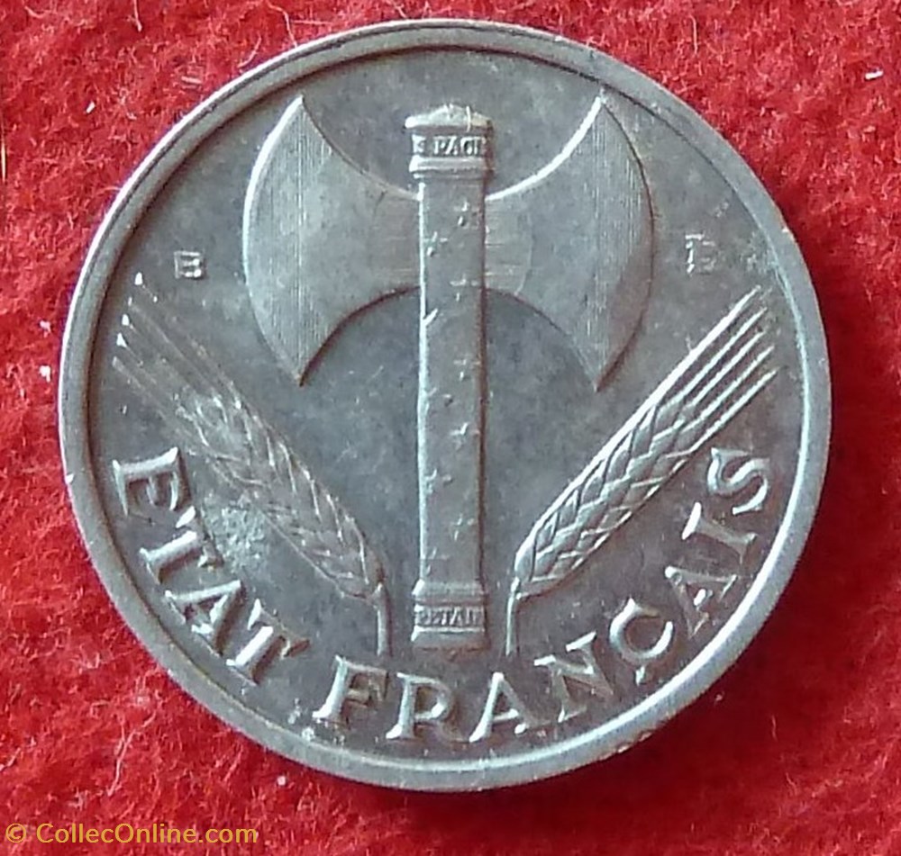 Bazor - 50 Centimes - 1944 B monnaies monde france bazor 50 centimes 1944 b