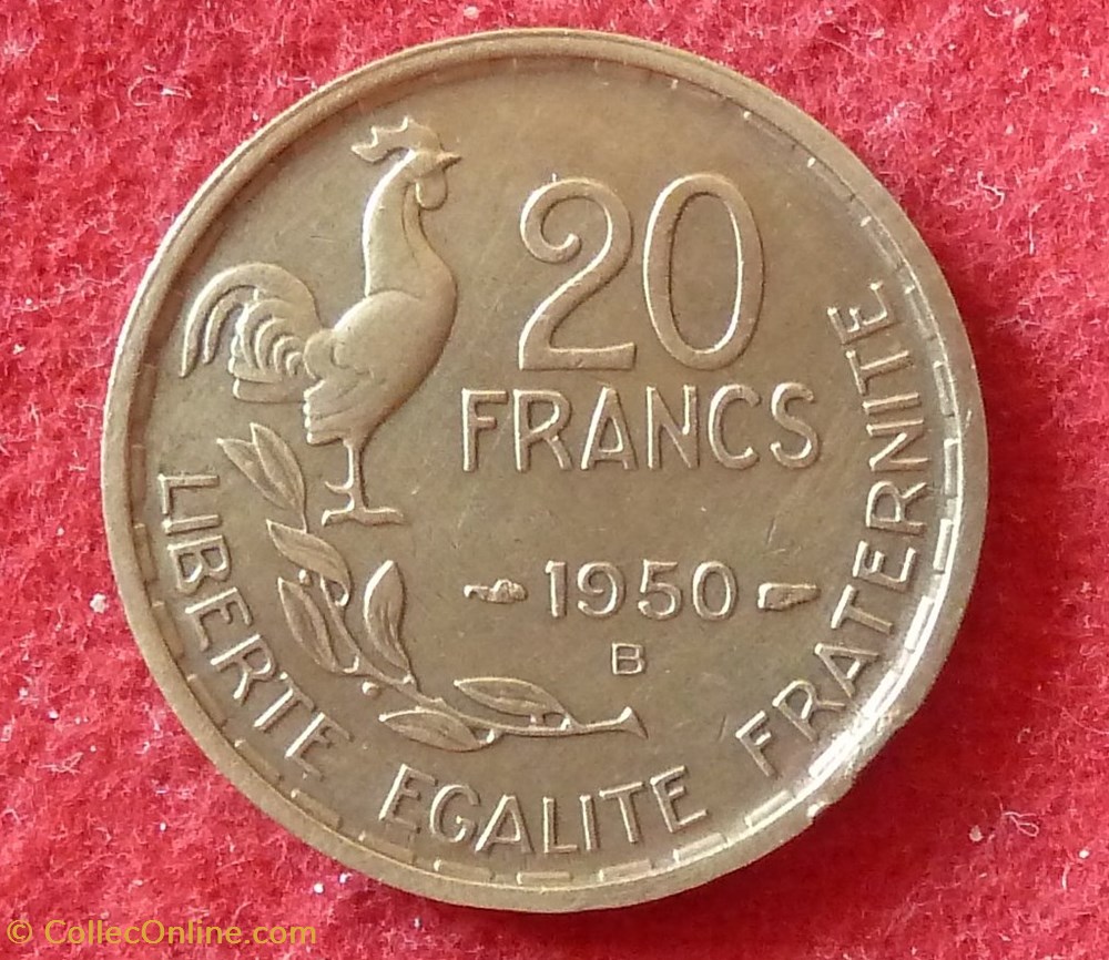 Guiraud - 20 Francs - 1950 B - Coins - World - France - Quatrième ...