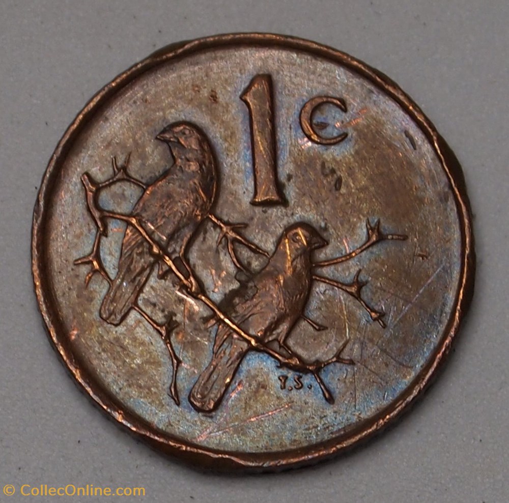 1 Cent - 1966 monnaies monde afrique du sud 1 cent 1966
