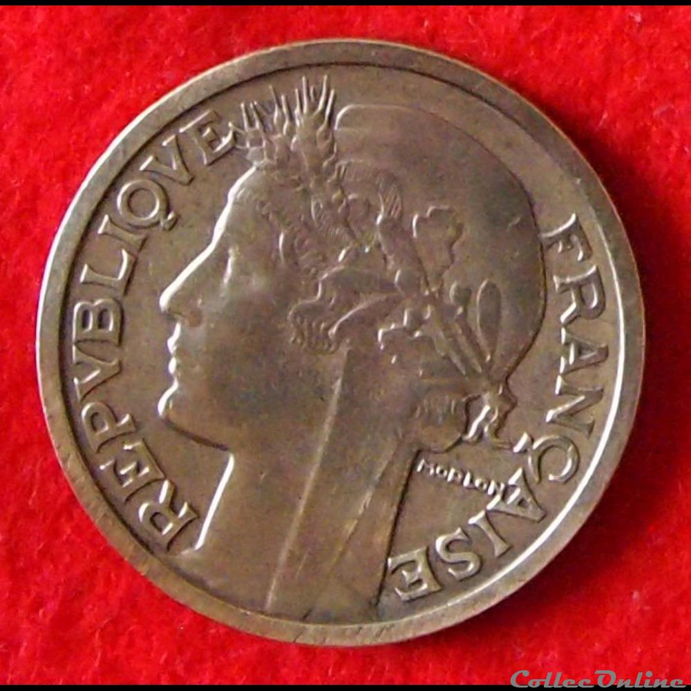 Morlon - 2 Francs - 1938 monnaies monde france morlon 2 francs 1938