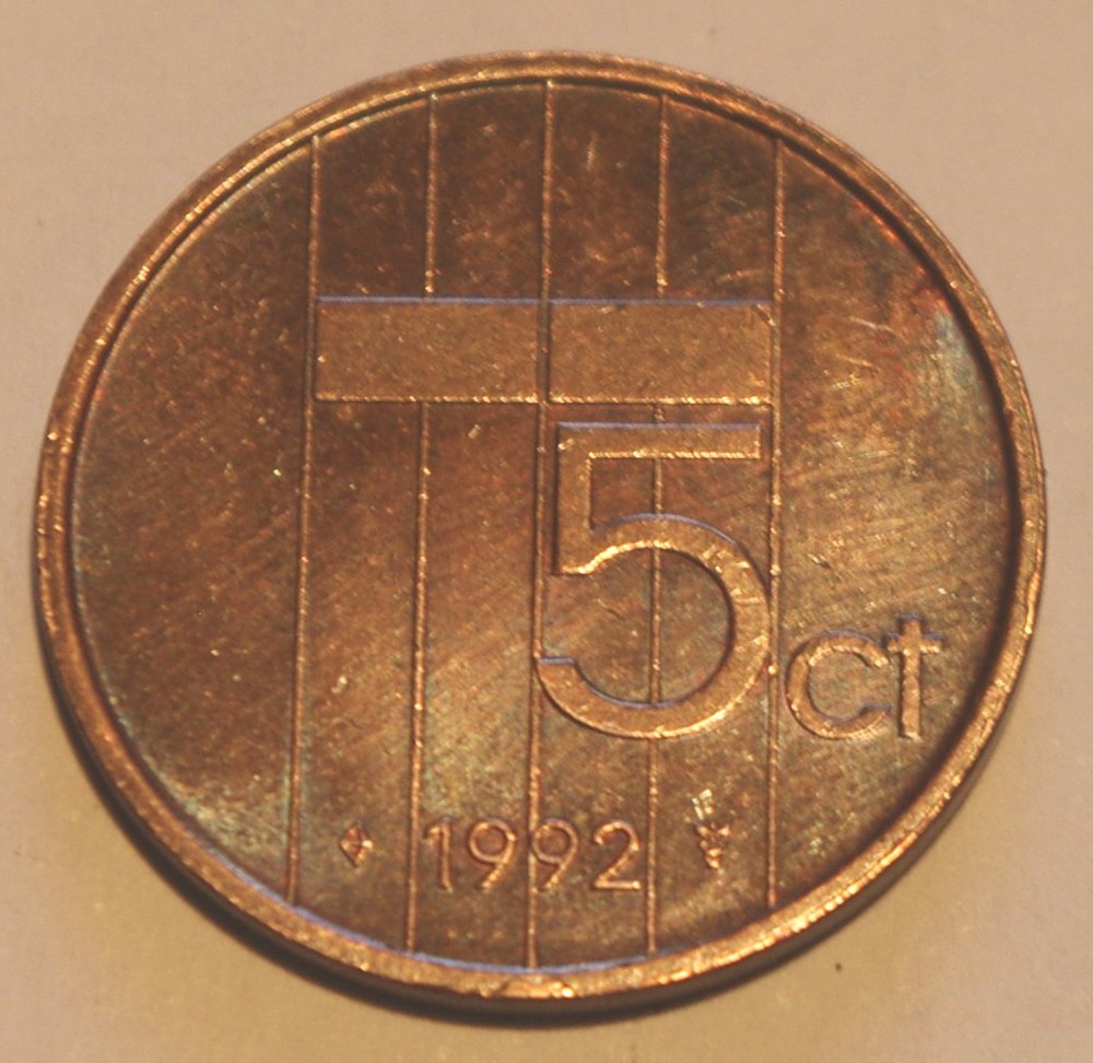 5 Cents - 1992 monnaies monde pays bas 5 cents 1992