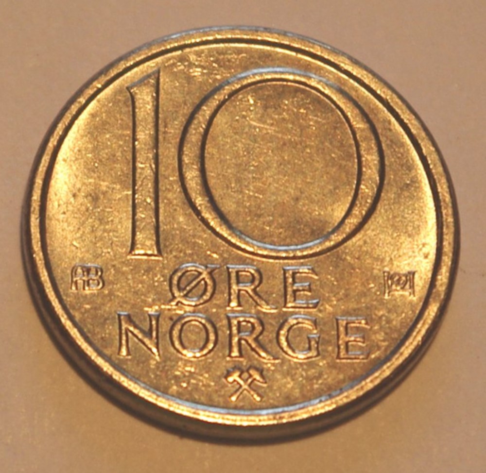 10 Ore - 1974 monnaies monde norvege 10 ore 1974