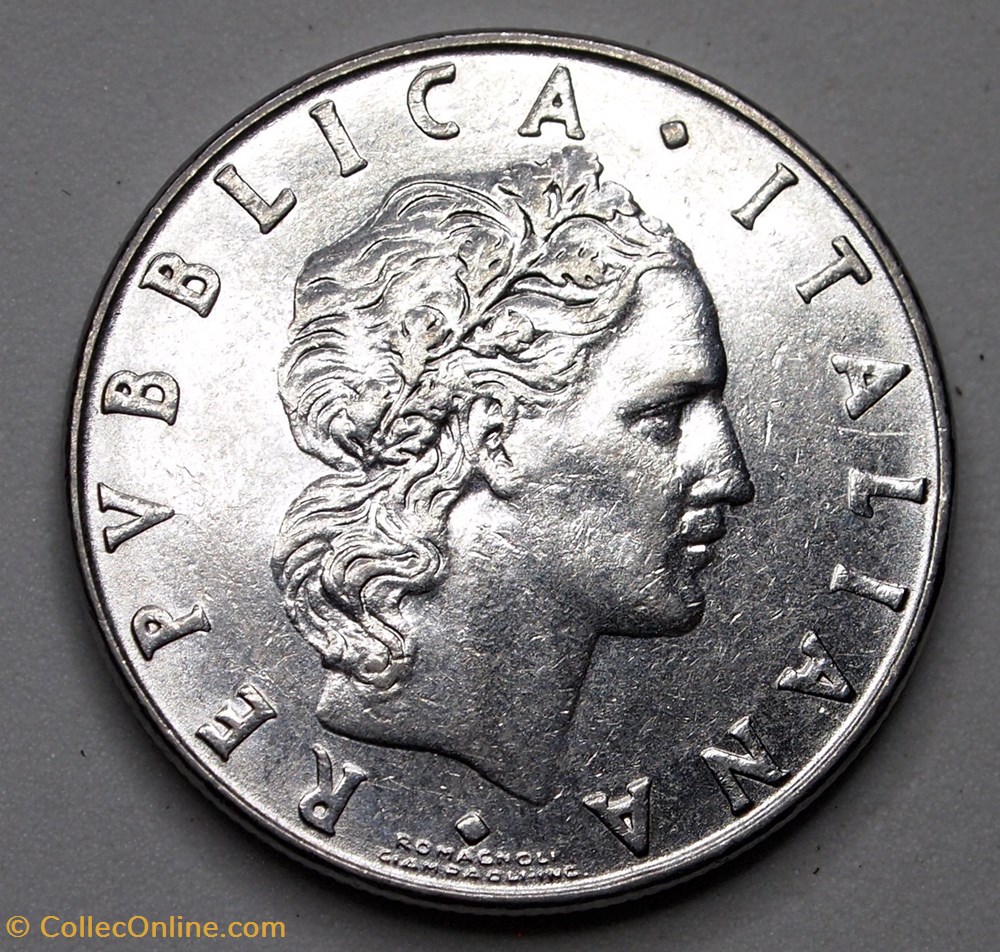 50 Lires - 1975 R monnaies monde italie 50 lires 1975 r