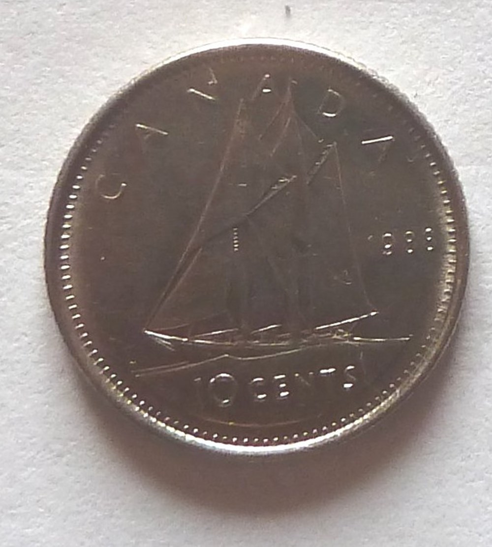 10 Cents - 1988 monnaies monde canada 10 cents 1988
