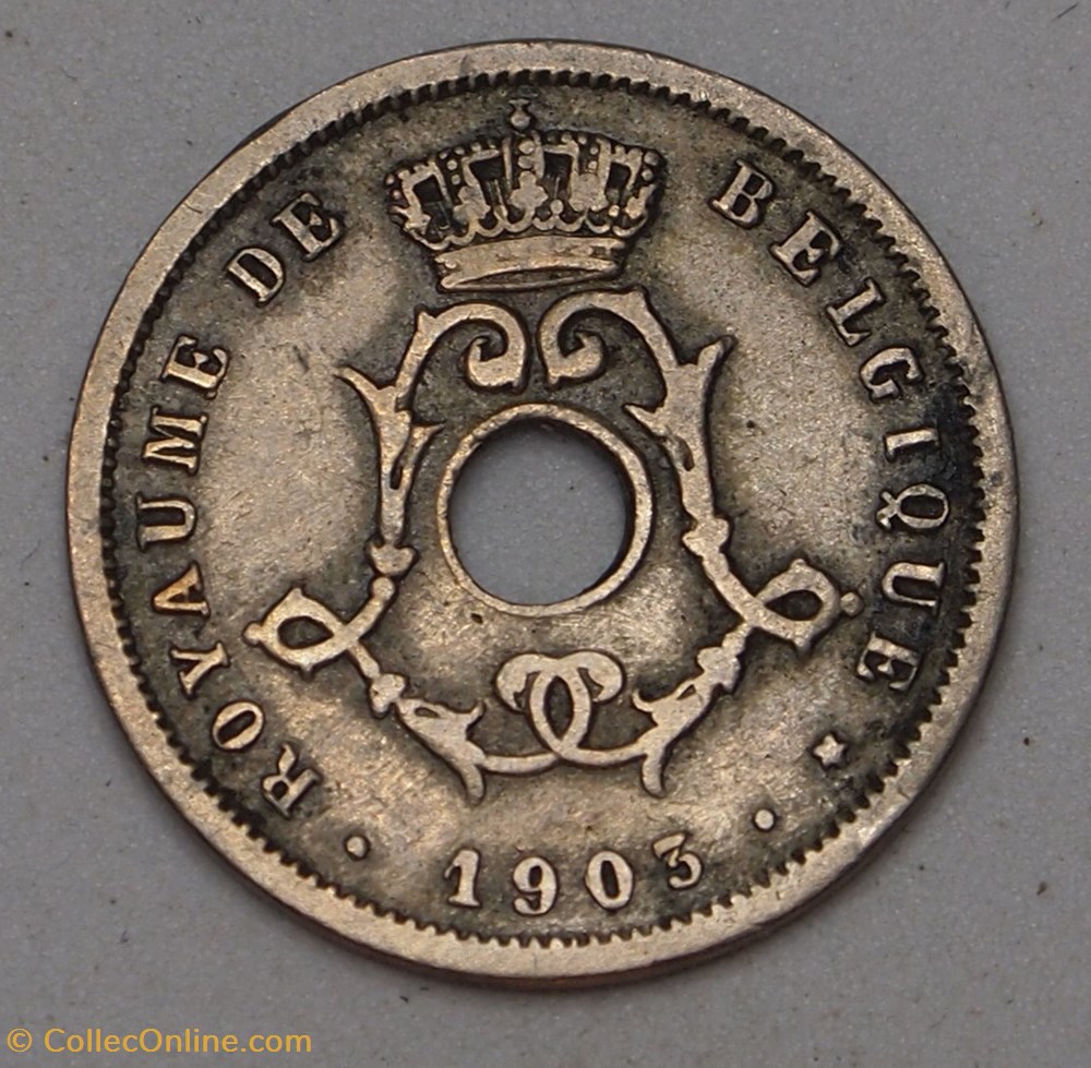 5 Centimes - 1903 monnaies monde belgique 5 centimes 1903
